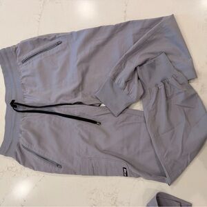 Grey’s Anatomy by Barco Scrub Gray Blue Spandex Stretch  Jogger Pants S